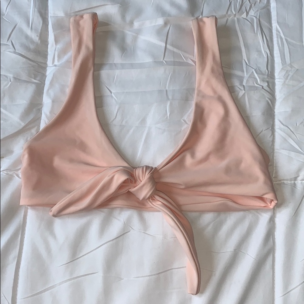 Zaful front tie bikini top